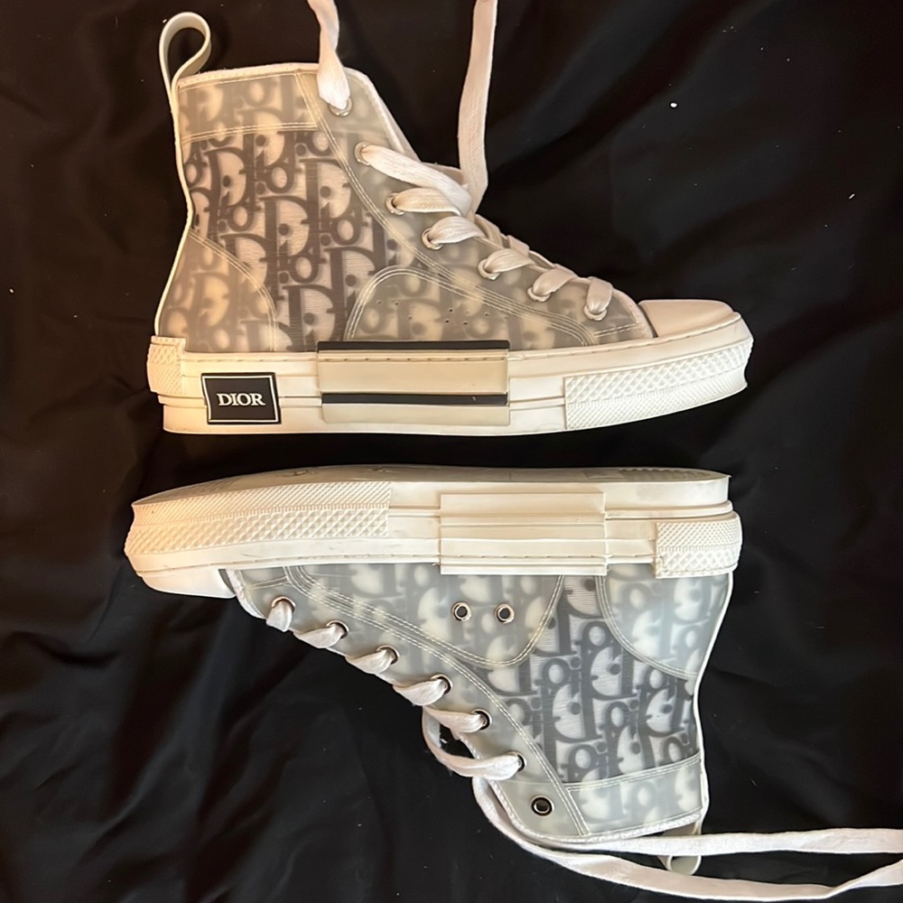 Dior Oblique High Top Sneakers